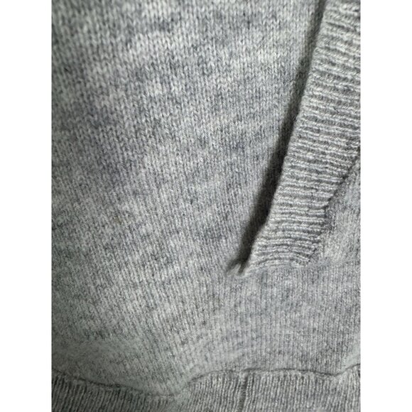 Max Studio Womens Small Gray Cashmere Cowl Neck Sweater Cozy Minimalist Classic - Picture 5 of 13